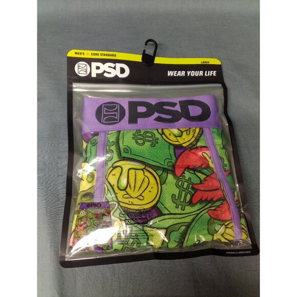 PSD Other - PSD Men's Graphic Briefs Core Standard Black Size L NEW!